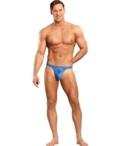 Satin Bong Thong Blue S/M