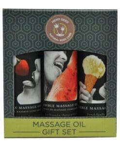 Earthly Body Edible Massage Oil Gift Set - 2 oz Watermelon