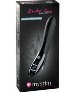 Mystim Electric Eric eStim Vibrator Black Edition - Black