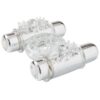 Sensuelle Double Action Cockring - 2x7 Function Clear