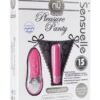 Sensuelle Pleasure Panty Bullet w/Remote Control - 15 Function Pink