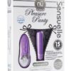 Sensuelle Pleasure Panty Bullet w/Remote Control - 15 Function Purple