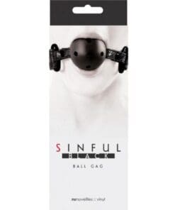 Sinful Ball Gag - Black