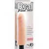 Real Feel No. 10  Long 10" Vibe Waterproof - Mutli-speed Flesh