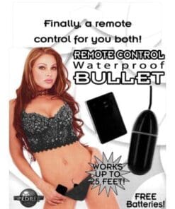 Remote Control Bullet Waterproof - Black