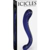 Icicles No. 70 Hand Blown Glass G-Spot Dildo - Purple