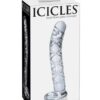 Icicles No. 60 Hand Blown Glass G Spot Dong - Clear