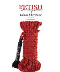 Fetish Fantasy Series Deluxe Silk Rope - Red