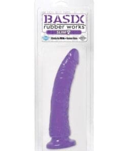 Basix Rubber Works 7" Slim Dong - Purple