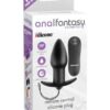 Anal Fantasy Collection Remote Control Silicone Plug - Black