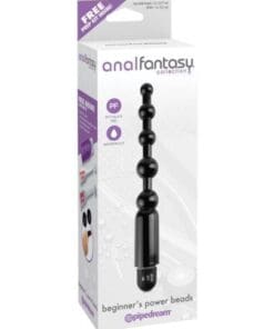 Anal Fantasy Collection Beginners Power Beads - Black