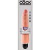 King Cock  9" Vibrating Stiffy - Flesh