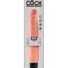 King Cock  10" Vibrating Stiffy - Flesh