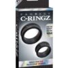 Fantasy C-Ringz Max Width Silicone Rings - Black