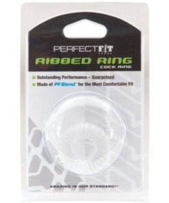 Perfect Fit Ribbed Ring - Clear