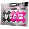 Peekaboos Bad Girl Pasties - 2 Pairs 1 Black/1 Pink