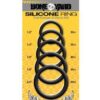 Boneyard 5 pc Silicone Ring Kit - Black