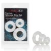 Premium Silicone Ring Set Pack of 3