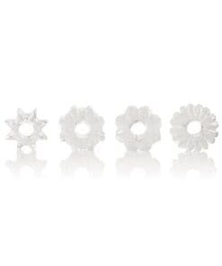 Basic Essentials Rings - Clear Set of 4