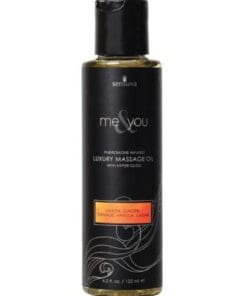 Sensuva Me & You Massage Oil - 4.2 oz Sugar & Citrus