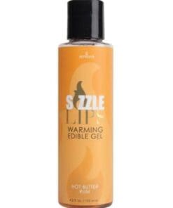 Sizzle Lips Warming Gel - 4.2 oz Bottle Butter Rum