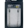 Spartacus Adjustable Tweezer Clamps w/Link Chain