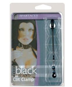 Spartacus Black Beaded Clit Clamps