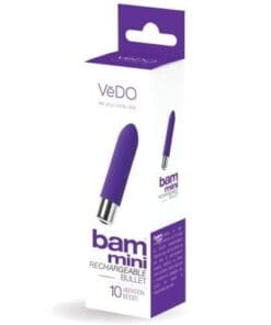 VeDO Bam Mini Rechargeable Bullet Vibe - Into You Indigo