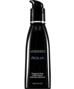 Wicked Sensual Care Aqua Waterbased Lubricant - 2 oz Fragrance Free