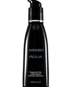 Wicked Sensual Care Aqua Waterbased Lubricant - 8.5 oz Fragrance Free