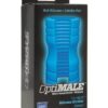 OptiMale Truskyn Silicone Stroker Ribbed - Blue