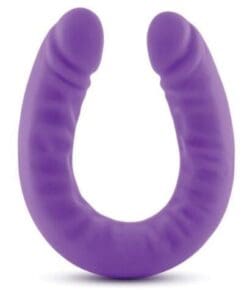 Ruse 18" Slim Double Dong - Purple