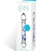 Glas 6.5" Tip Textured Glass Dildo