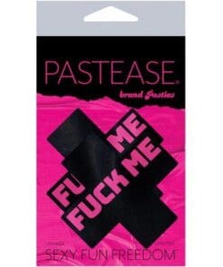 Pastease Fuck Me Plus - Black/Pink O/S