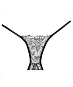 Adore Lace Enchanted Belle Panty Black O/S