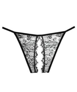 Adore Lace Enchanted Belle Panty Black O/S