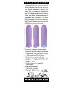 Evolved Purple Haze Rechargeable Bullet - Purple