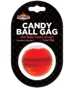 Candy Ball Gag - Strawberry