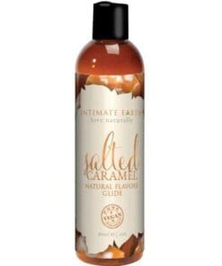 Intimate Earth Natural Flavors Glide - 60 ml Salted Caramel