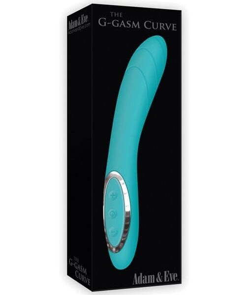 Adam & Eve G Gasm Curve Rechargeable Vibrator - Teal