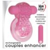 Adam & Eve Couples Enhancer Rechargeable Cock Ring - Pink