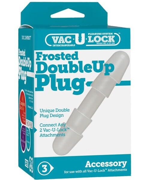 Vac-U-Lock Double Up Plug - White