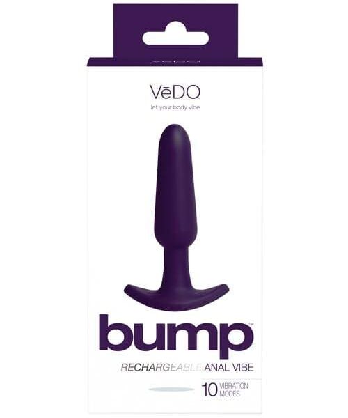 VeDO Bump Rechargeable Anal Vibe - Deep Purple