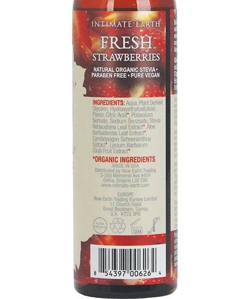 Intimate Earth Natural Flavors Glide - 120 ml Fresh Strawberries