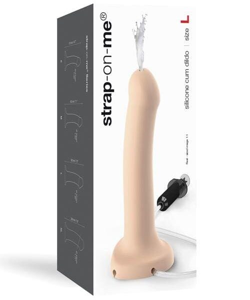 Strap On Me Silicone Cum Dildo - Flesh