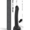 Strap On Me Silicone Cum Dildo - Black