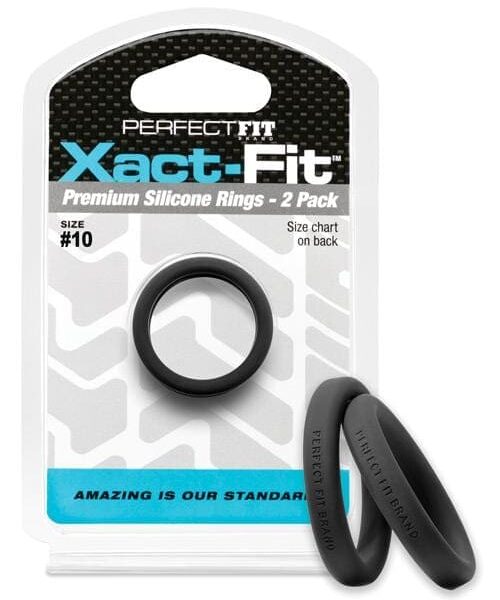 Perfect Fit Xact Fit #10 - Black Pack of 2