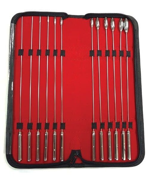 Rouge Stainless Steel Rosebud Dilator Set - Set of 12