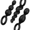 Satisfyer Plug Set of 3 - Black