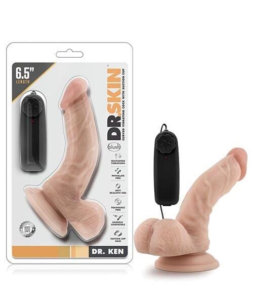 Blush Dr. Skin Dr. Ken 6.5" Cock w/Suction Cup - Vanilla